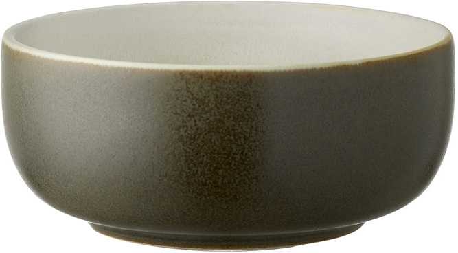 Studio Round Kameninová servírovací miska North 11 cm Matte Moss/White