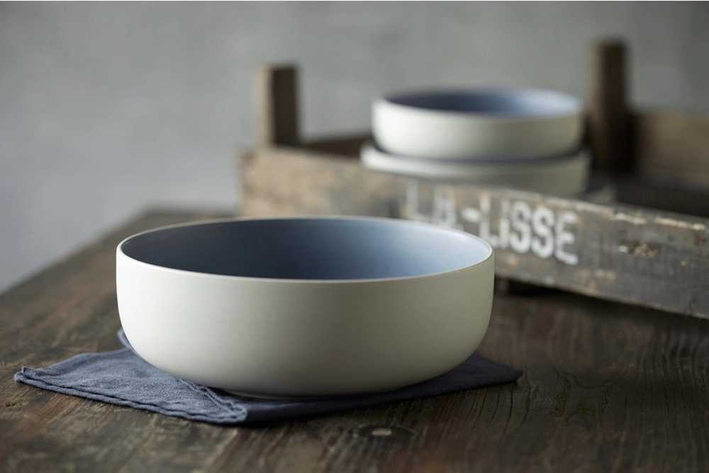 Studio Round Kameninová mísa na těstoviny North 19 cm White/Matte River