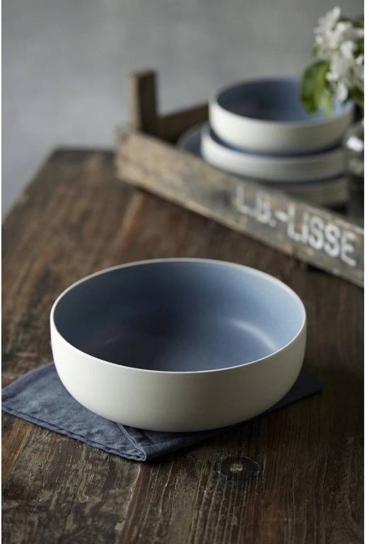 Studio Round Kameninová mísa na těstoviny North 19 cm White/Matte River