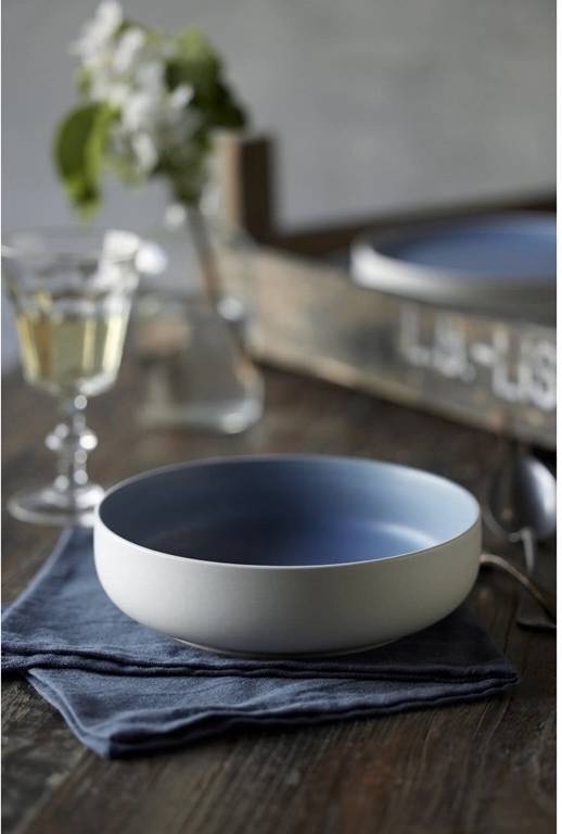 Studio Round Kameninová mísa na těstoviny North 19 cm White/Matte River