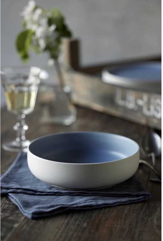 Studio Round Kameninová mísa na těstoviny North 19 cm White/Matte River