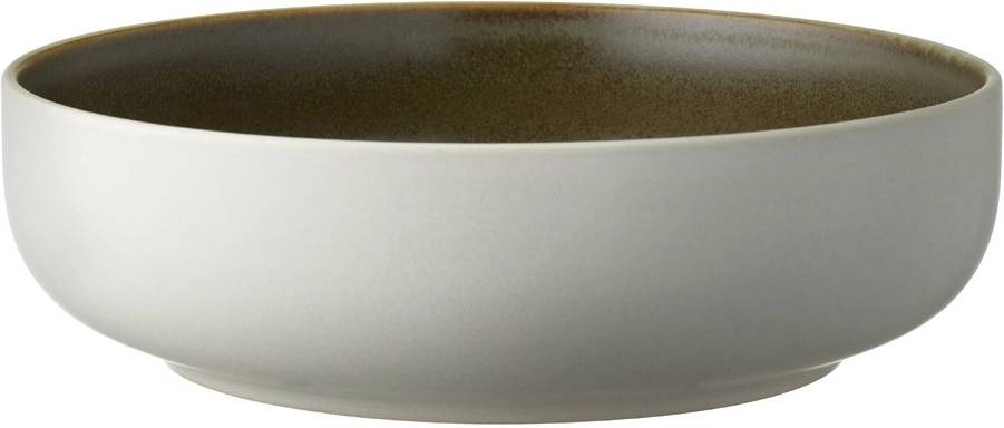 Studio Round Kameninová mísa na těstoviny North 19 cm White/Matte Moss