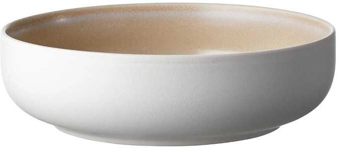 Studio Round Kameninová mísa na těstoviny North 19 cm White/Matte Sand