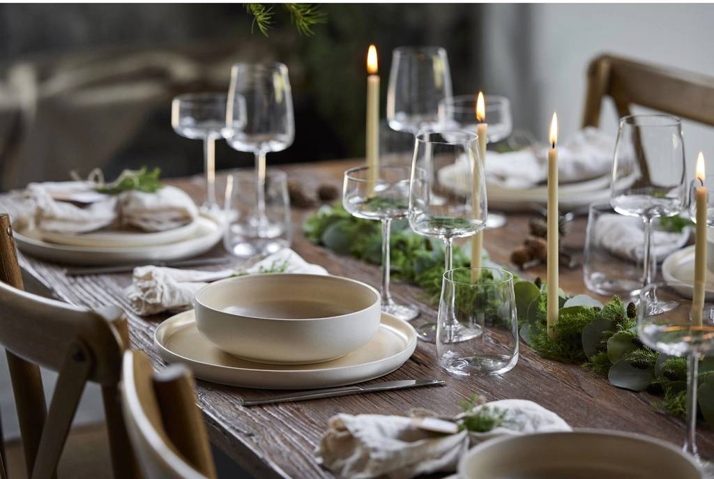 Studio Round Kameninová mísa na těstoviny North 19 cm White/Matte Sand