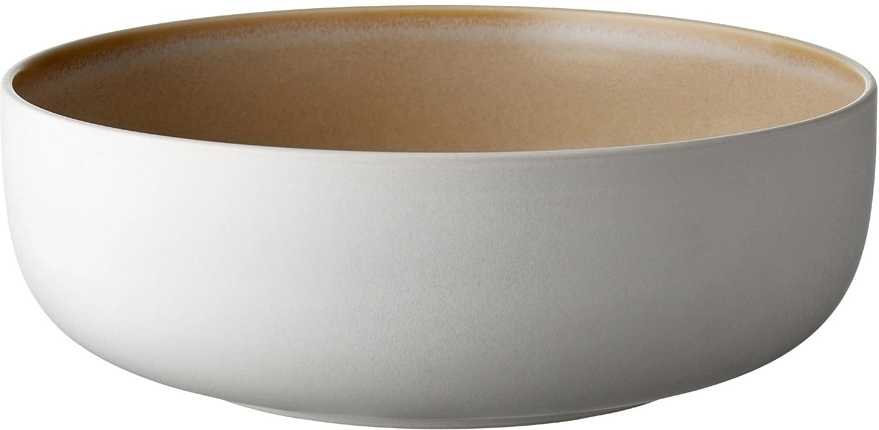 Studio Round Kameninová mísa na salát North 25 cm White/Matte Sand