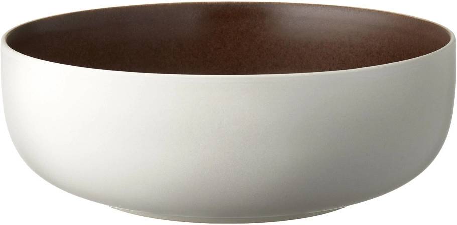 Studio Round Kameninová mísa na salát North 25 cm White/Matte Bark