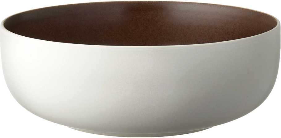 Studio Round Kameninová mísa na salát North 25 cm White/Matte Bark