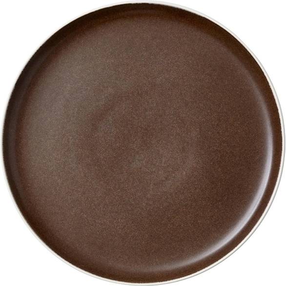 Studio Round Kameninový mělký talíř North 27 cm White/Matte Bark