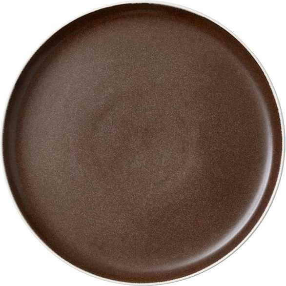 Studio Round Kameninový mělký talíř North 27 cm White/Matte Bark
