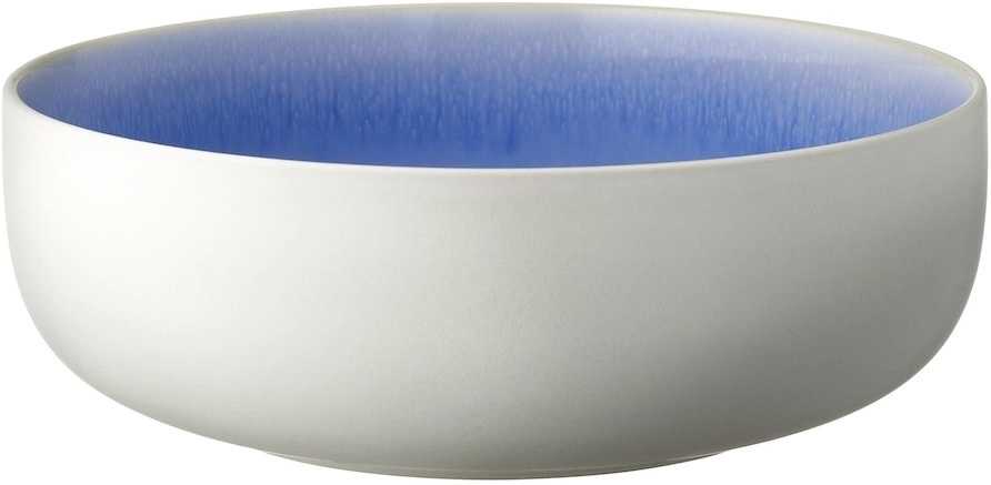 Studio Round Kameninová mísa na salát North 25 cm White/Shiny River