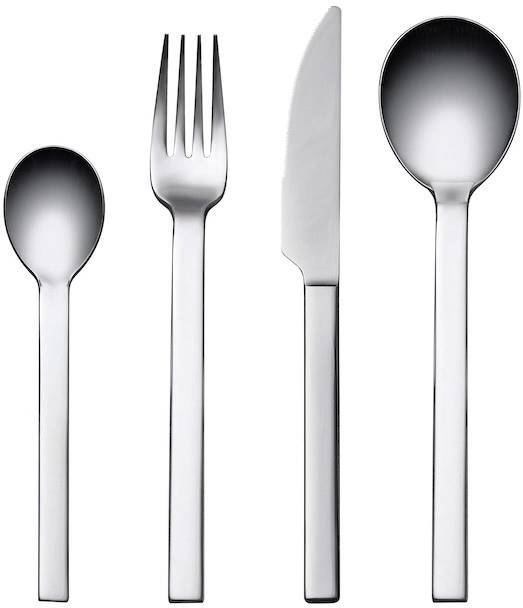 Studio Round Sada nerezových příborů Storm 16 ks Steel