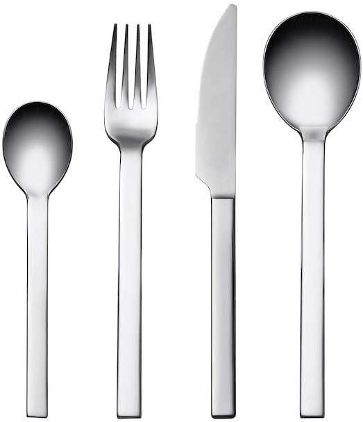 Studio Round Sada nerezových příborů Storm 16 ks Steel