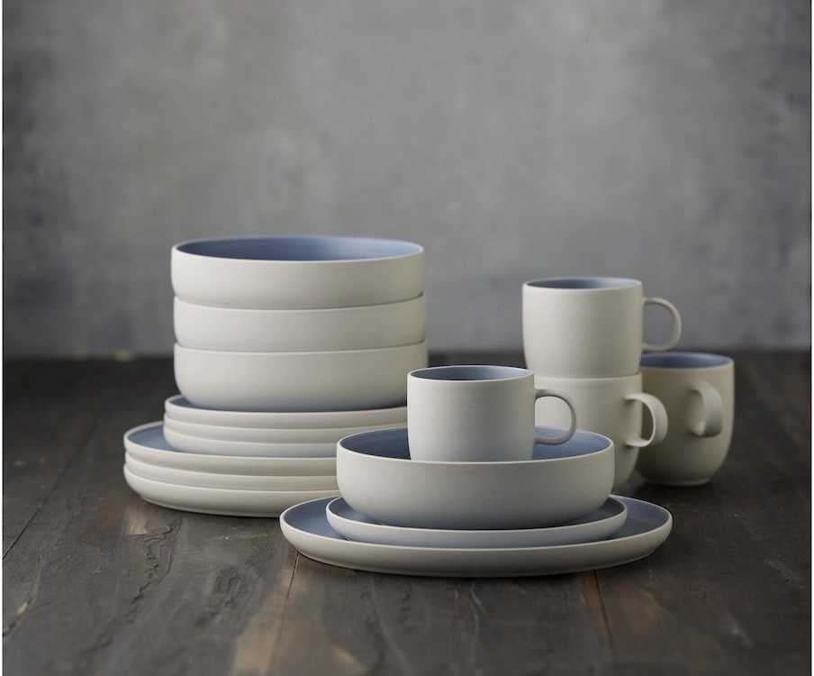 Studio Round Servírovací sada nádobí North White/Matte River