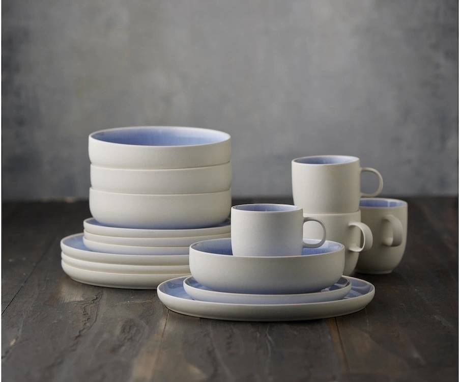 Studio Round Servírovací sada nádobí North White/Shiny River