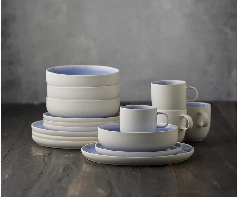 Studio Round Servírovací sada nádobí North White/Shiny River