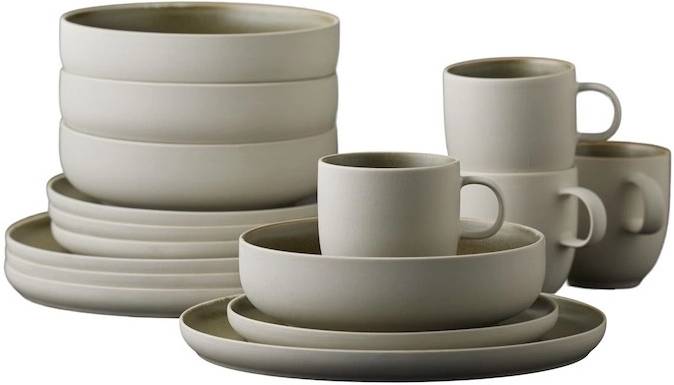 Studio Round Servírovací sada nádobí North White/Matte Moss