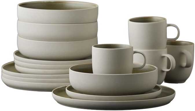 Studio Round Servírovací sada nádobí North White/Matte Moss