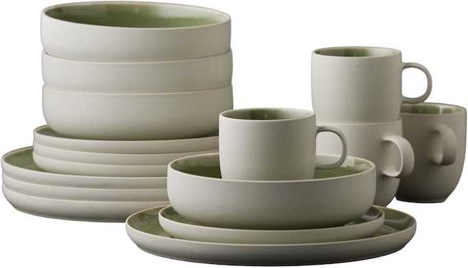 Studio Round Servírovací sada nádobí North White/Shiny Moss