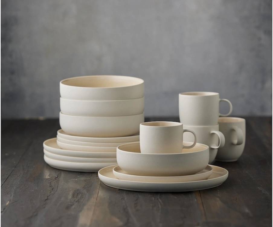 Studio Round Servírovací sada nádobí North White/Matte Sand