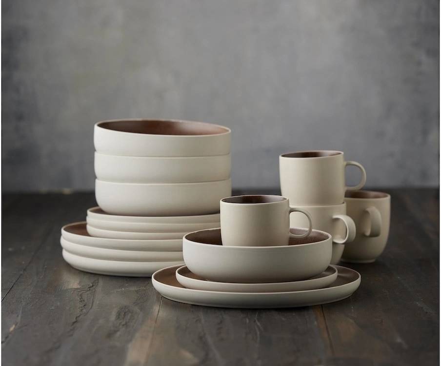Studio Round Servírovací sada nádobí North White/Matte Bark