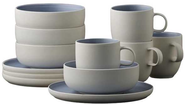 Studio Round Snídaňová sada nádobí North White/Matte River