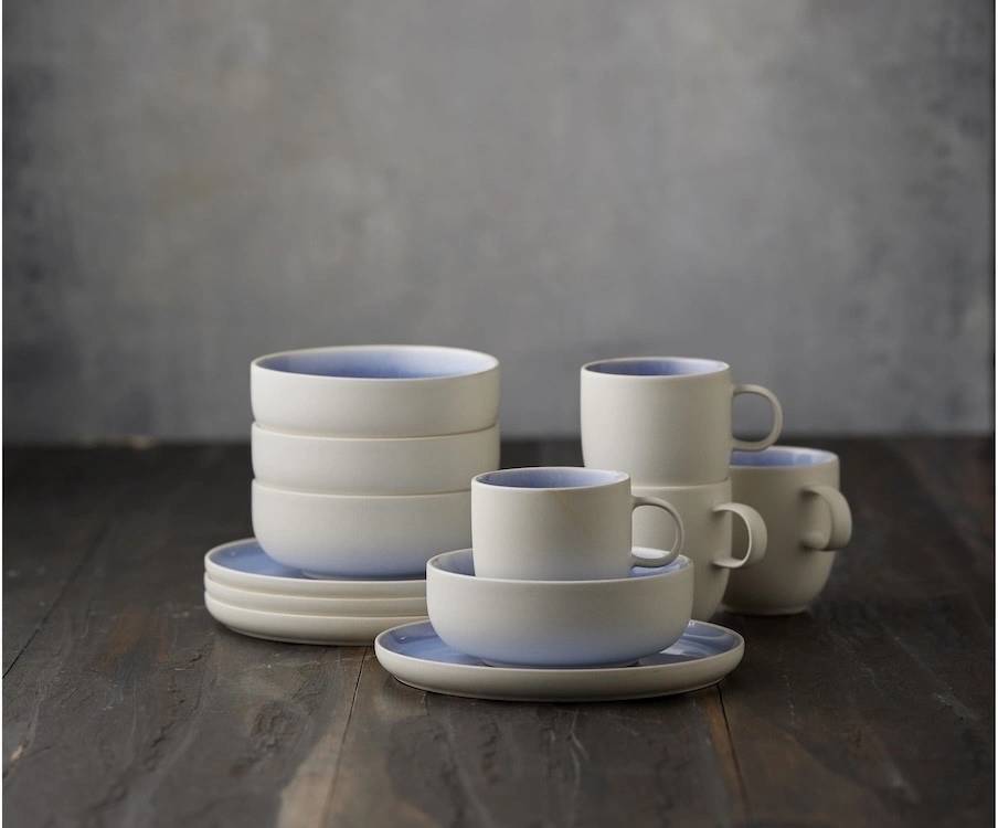 Studio Round Snídaňová sada nádobí North White/Shiny River