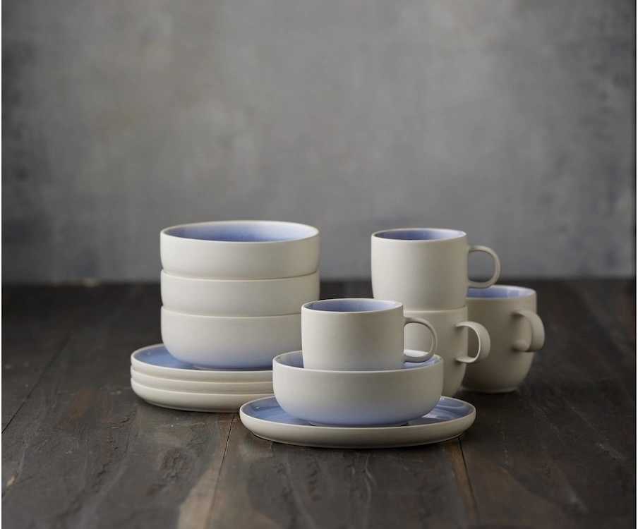 Studio Round Snídaňová sada nádobí North White/Shiny River