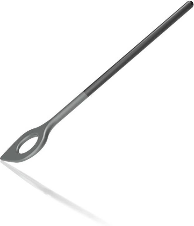 Rosti Kuchyňská míchací lžíce s dírou Optima 31 cm Black