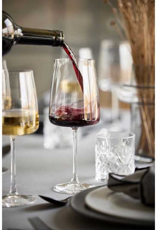 Lyngby Glas Sklenice na červené víno Zero 54cl (4 ks)