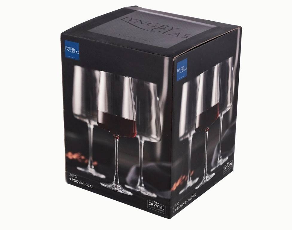 Lyngby Glas Sklenice na červené víno Zero 54cl (4 ks)
