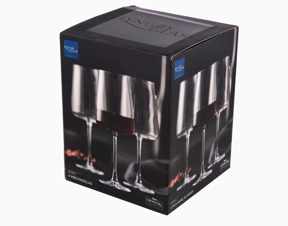Lyngby Glas Sklenice na červené víno Zero 54cl (4 ks)