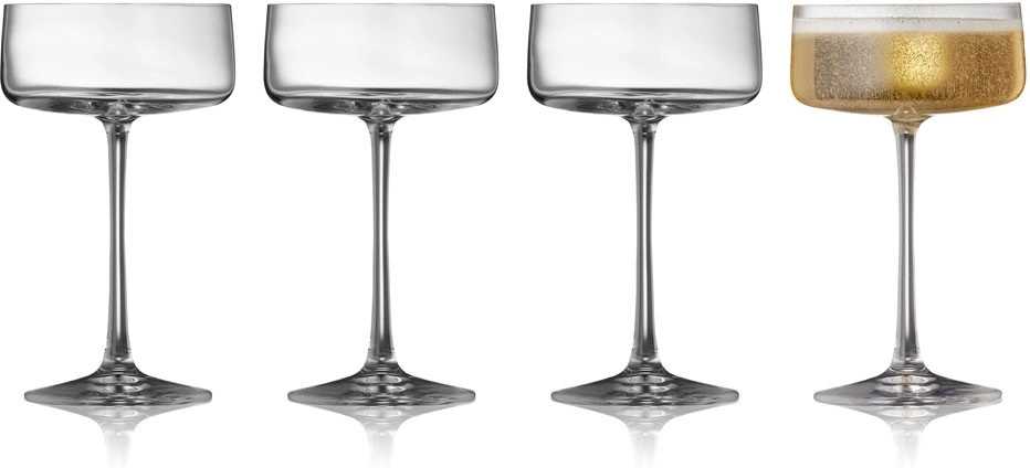 Lyngby Glas Sklenice na šampaňské Zero 26cl (4 ks)