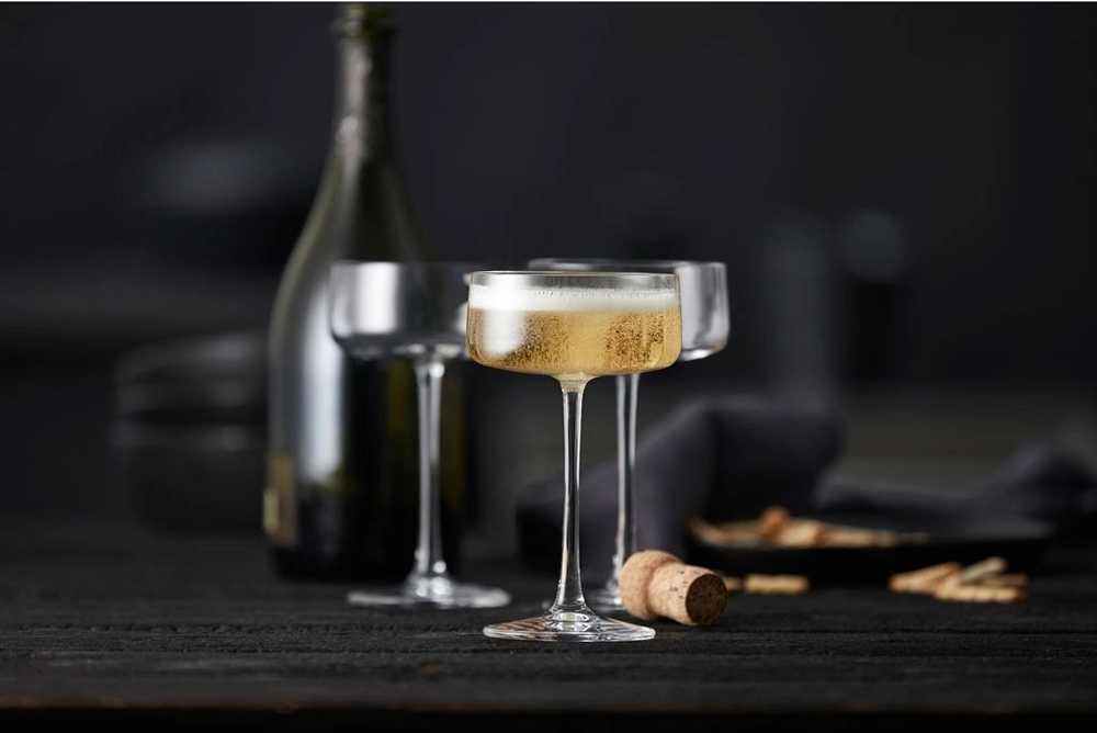 Lyngby Glas Sklenice na šampaňské Zero 26cl (4 ks)