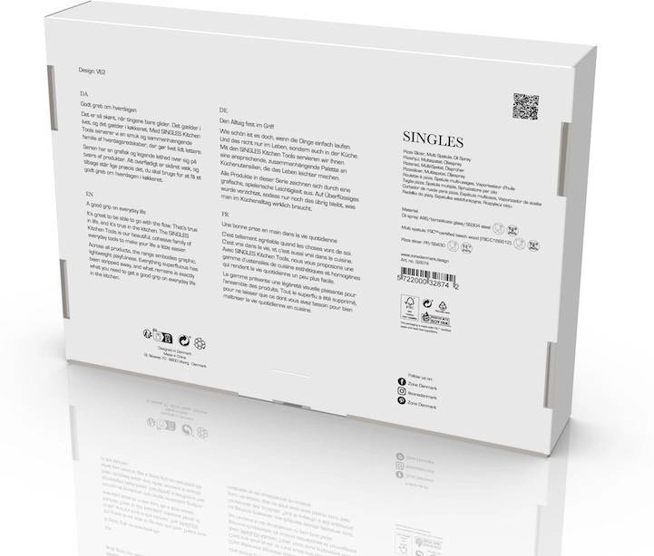 Zone Denmark Sada na pizzu Singles Soft Taupe