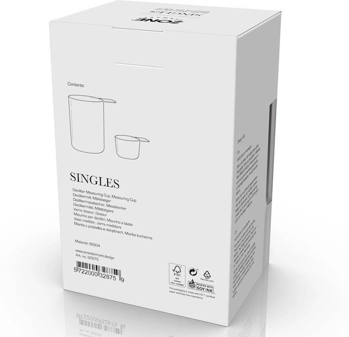 Zone Denmark Sada kovových odměrek Singles