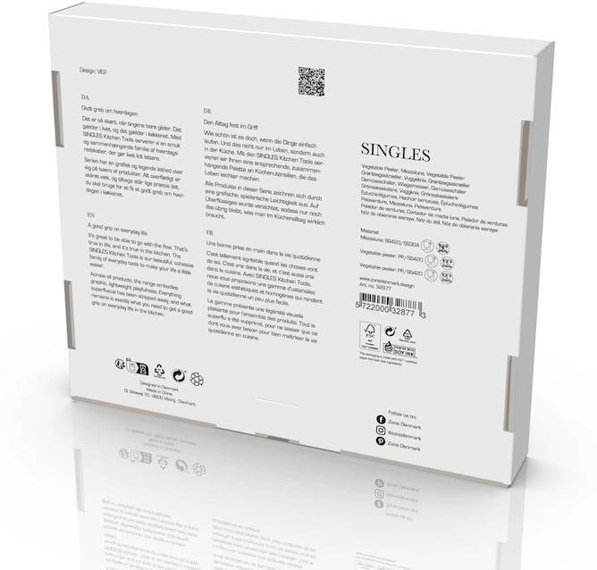 Zone Denmark Kuchyňská sada na krájení Singles Soft Taupe