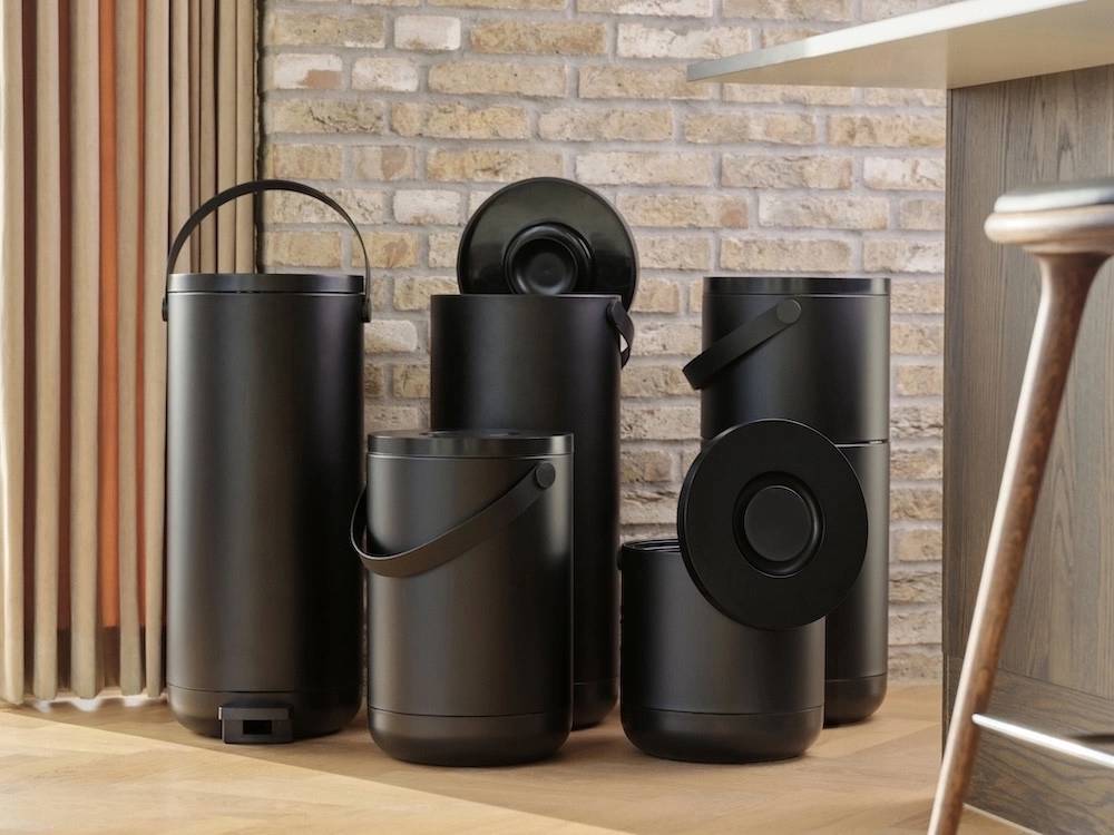 Zone Denmark Kuchyňský pedálový odpadkový koš 35l Circular Black