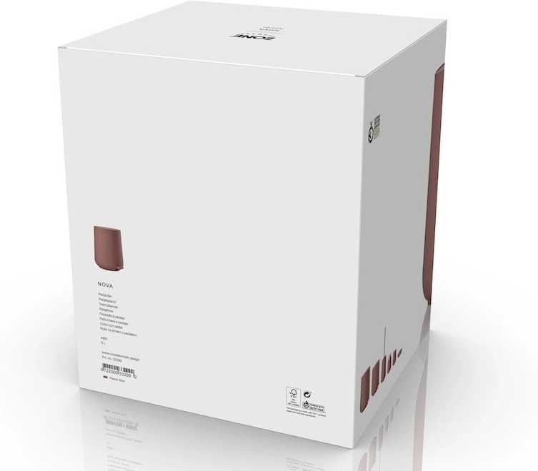 Zone Denmark Koupelnový pedálový koš Nova Peach Red 3l