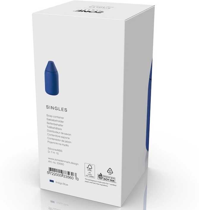 Zone Denmark Kuchyňský dávkovač mýdla Singles Indigo