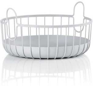 Zone Denmark Úložný kovový koš Inu 22x8 cm Soft Grey