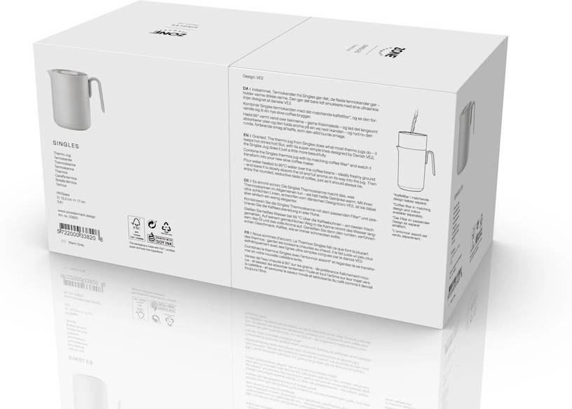 Zone Denmark Termoska 0,6 l Singles Warm Grey