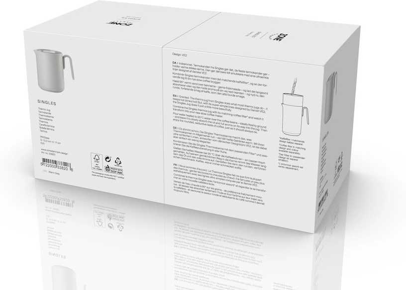 Zone Denmark Termoska 0,6 l Singles Warm Grey