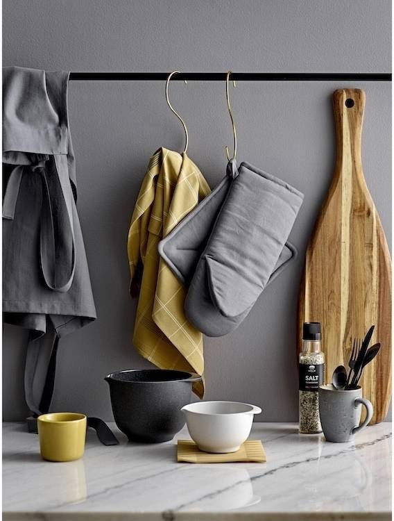 Södahl Kuchyňská zástěra 70x91 cm Soft Grey