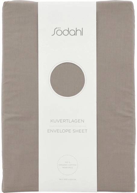 Södahl Prostěradlo na přistýlkové matrace 90x200x8 Calm Taupe
