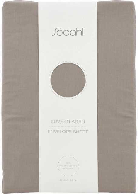 Södahl Prostěradlo na přistýlkové matrace 90x200x8 Calm Taupe