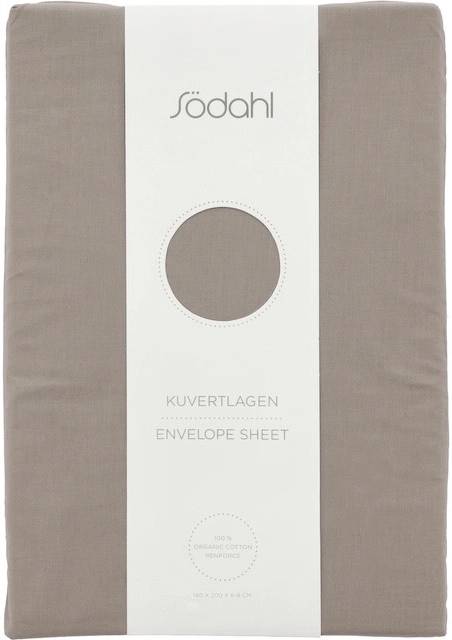 Södahl Prostěradlo na přistýlkové matrace 180x200x8 Calm Taupe