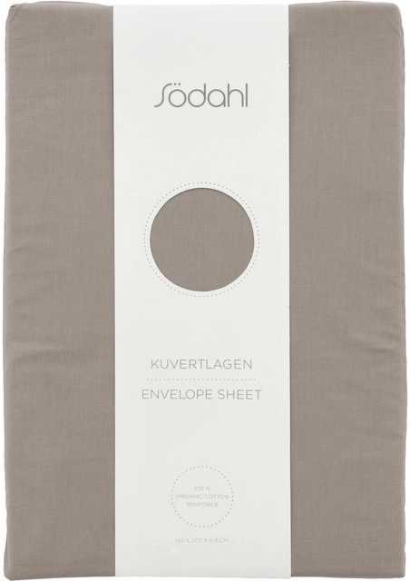 Södahl Prostěradlo na přistýlkové matrace 180x200x8 Calm Taupe