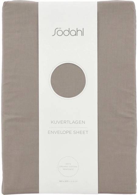 Södahl Prostěradlo na přistýlkové matrace 90x200x8 Calm Taupe