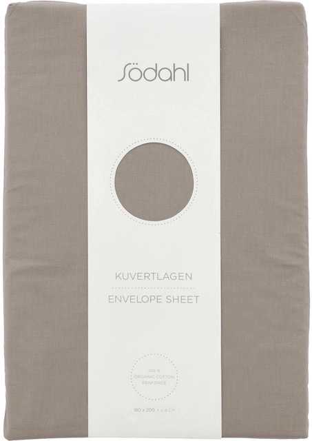 Södahl Prostěradlo na přistýlkové matrace 90x200x8 Calm Taupe