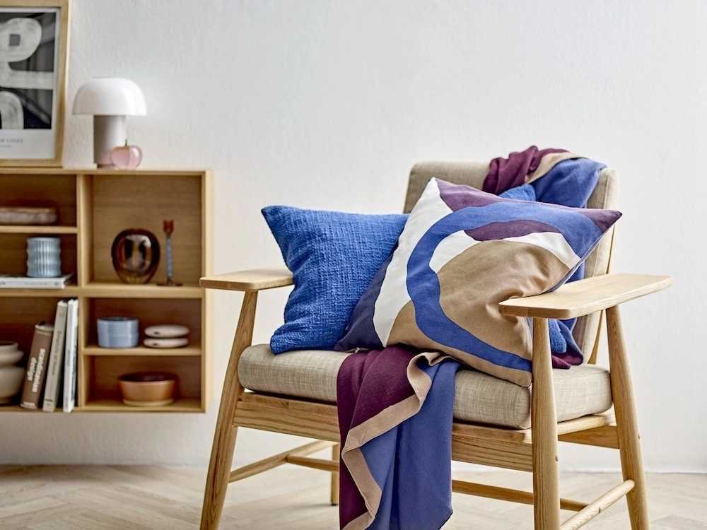 Södahl Polštář 40x60 Bouclé Royal Blue